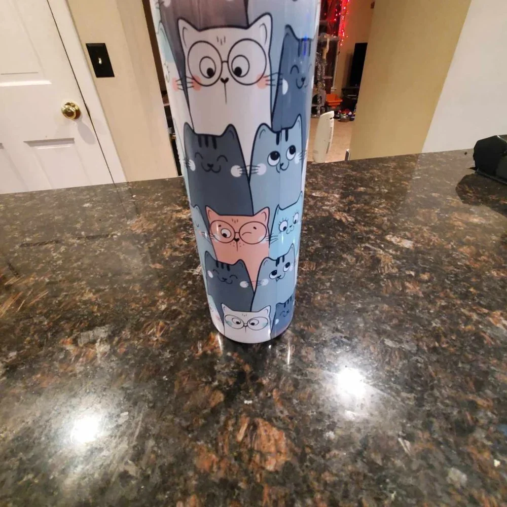 Cat Doodle Tumbler - Picture 4 of 5